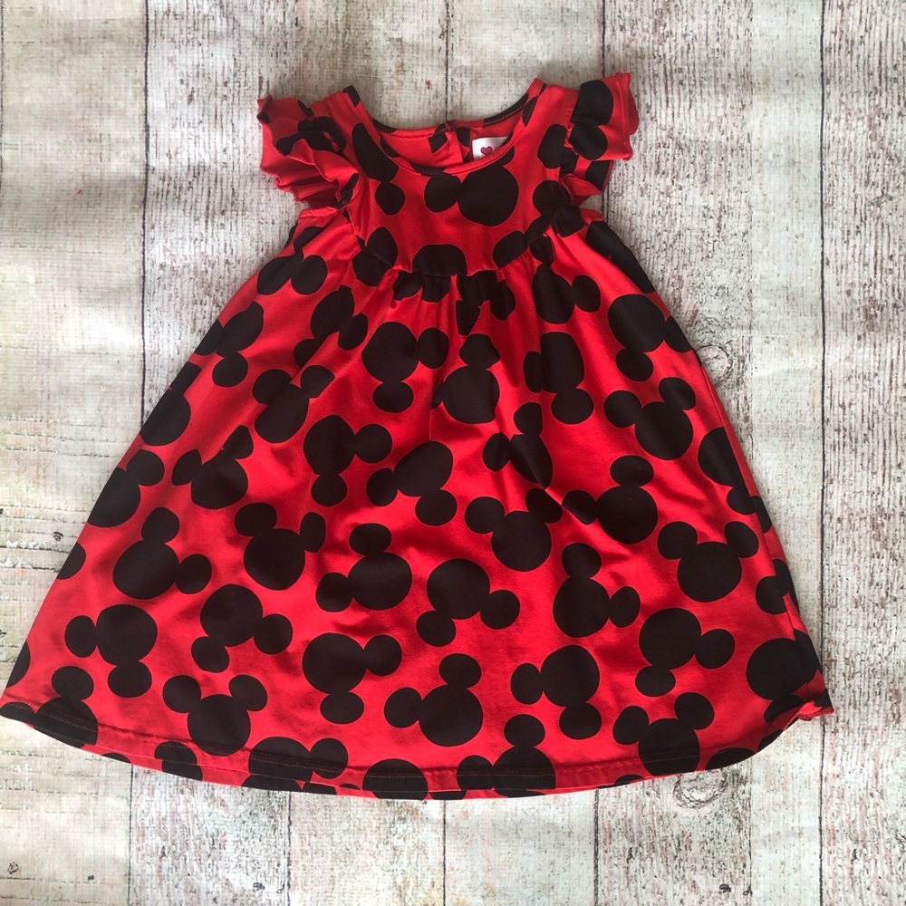 Boutique Minnie Mouse pearl  dress 6/7